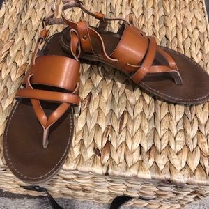 Brown sandals